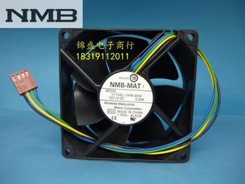 Originalus NMB 3110KL-04W-B56 8025 DC 12V 0.30 4 vielos PWM temperatūros kontrolės aušinimo ventiliatorius