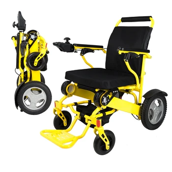 Aukštos kokybės lengvas lankstymo galios elektrinis vežimėlis neįgaliems ir senyvo amžiaus