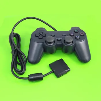 Laidinio Valdiklis Skirtas Sony Playstation 2 Gamepad Dvigubos Vibracijos Aišku, Controle Sony PS2 Kreiptuką