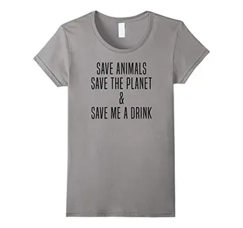 Išsaugoti Gyvūnus, Išgelbėti Planetą, Išsaugoti Man Gerti, T-Marškinėliai Su Plius ping Moterų Flash Vasaros Trumpomis Rankovėmis Marškinėliai