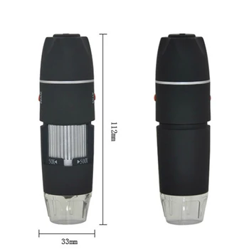 2018 m. visiškai Naujas Skaitmeninis 50-500X MP USB 3.0 8LED Mikroskopu Endoskopą Vaizdo Kamera didinamasis stiklas
