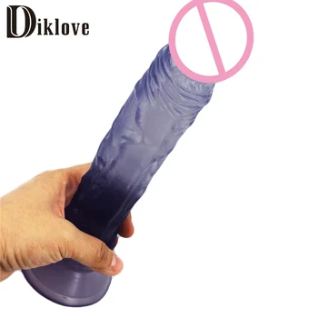 23cm*4.5 cm didelis dildo su siurbtuko sekso varpą, dirbtinę varpą sekso produkto sekso žaislas, skirtas moters dildo