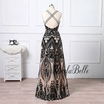 Modabelle Dubajus Modelis China vakarinę Suknelę 2018 Chalatas De Bal Longue Custom Black Crystal Nuimamas Sijonas Ilgas Šalis, Prom Dress