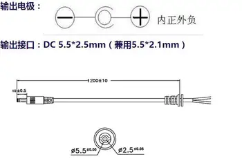 DC6V 1A 1.5 Europos plug impulsinis maitinimo šaltinis LED lempos maitinimo 1.2 m 6 V 1000ma adapteris AC100-240V