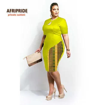 2017African suknelės moterims mados stilius heidi bazin riche femme drabužiai aukštos kokybės sexy lady naujas modelis fabricA722514