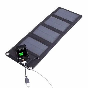 Aukštos Mono Saulės Skydelis, 5V 7W Nešiojamų Lauko Saulės Energijos Banko Veidrodėliai Saulės Įkrovimo Krepšys mobilusis telefonas