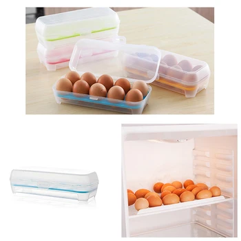 Praktinių Šaldytuvas, virtuvė 10 tinklai kiaušinių laikymo dėžutė konteinerių lovelis plastikiniai atvejais