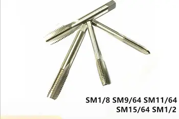 Nemokamas pristatymas 2VNT apie HSS6542 padarė SM standartinės adatos siūlai čiaupų SM1/4-28 mašina bakstelėkite specialios siuvimo mašinos varžtas čiaupai