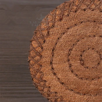 Rankų Mezgimo Natūralių Palmių Šilko Matinis Padėkliukai Medienos Skiltelės Baras Kilimėliai Medienos Padėkliukai Regeneruotas Gluosnio 1 Vnt