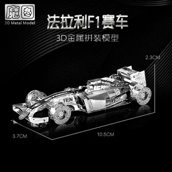 HK NanYuan Metalo Pasaulyje 3D Metalo Įspūdį Formulė Automobilių F101 