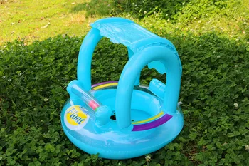 Vaikams kūdikių Saulės Markizės Sėdynės INS Pripučiamas Plaustas Vasaros Plaukimo plaukti Žiedas Plaukti maudytis žaislai žaisti Vandens baseinas vamzdis