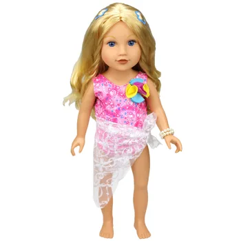 Lėlės, Aksesuarai, Mados maudymosi kostiumėlį Drabužius lėlėms fits18 colių 45cm American girl