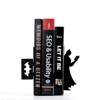 Kūrybos Bookends Knyga Paprasta Betmenas Plokštė darbalaukio tarnybos teleskopinis stovas knygoms rėmelis paprasta asmenybė TV namų dekoracijos