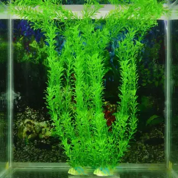 Karšto Pardavimo 2vnt Žalia Akvariumas Dirbtinis Vandens Augalų Žolės Apdailos Žuvų Bakas Kraštovaizdžio Reikmenys, Papuošalai 30cm