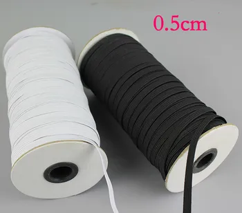 Aukštos kokybės, elastinės juostos siuvimo juoda balta butas elastinga juostos