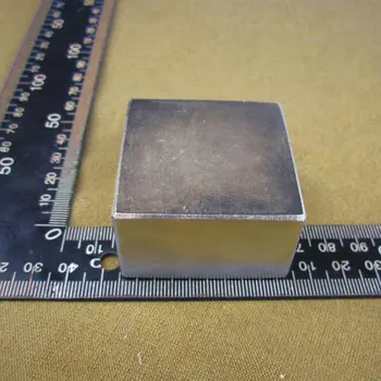 2vnt Blokas Nuolat 50mm x 50mm x 30mm Itin Stiprus ndfeb magnetas 50x50x30 Neodimio Magnetas Aukštos Kokybės 50*50*30mm