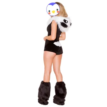 Didmeninė helovinas gyvūnų kostiumai, juodos ir baltos spalvos seksuali moteris panda kostiumai,panda talismanas kostiumų, šokių grupė gyvūnų kostiumai