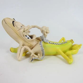 Kūrybos Dervos Bananų Vyras Miniatiūriniai Namų Dekoro Priedai Juokinga Baras Dekoro Amatų Rankų Darbo Papuošalai Naujovė Dovanos