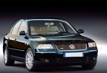 Volkswagen VW Passat B5.5 3BG 2001-2005 su gamykloje xenon žibintų CCFL Angel Eyes komplektas Itin ryškus apšvietimas Halo Žiedas
