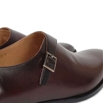Vikeduo 2018 rankų darbo dizaineris Vintage mados prabangių atsitiktinis Vestuves prekės vyrų batų natūralios Odos Mens vienuolis suknelė Bateliai
