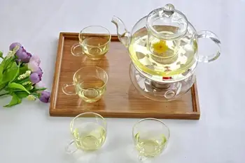1PC aukštos kokybės karščiui atsparus stiklas gėlių arbatinukas 600ml specialios pardavimo karšto pardavimo OLIS 0125