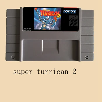 Super turrican 2 16 bitų Didelis, Pilkos spalvos Žaidimo Kortelės JAV NTSC Žaidėjas