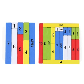 Montessori Ugdymo Mediniai Žaislai 1-10 Skaitmenų Pažinimo Matematikos Žaislas Mokymo Logaritmas Versija Vaikas Ankstyvo Mokymosi Skaitmenų dėžutę