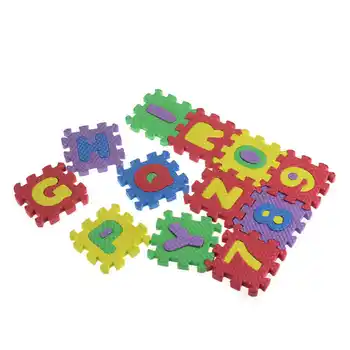 Vystymosi Žaislas kūdikio žaislas 36Pcs Baby Vaikų Skaičių Abėcėlė EVA Puzzle Putų Matematikos Švietimo Žaislas, Dovana,Žaislai, Kūdikių B0804
