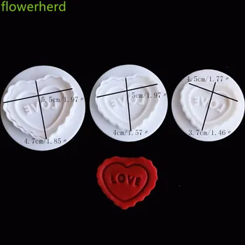 18.8X18X2.5CM 3D Meilė Širdies Cookie Cutter Nerūdijančio Plieno Vestuvių Minkštas Tortas Dekoravimo Priemonės 