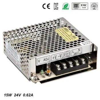 (- Ai-15-24 ) professionnel de komutacijos d'alimentation 15 W, 24 V 0.7 A fabricant 15 W, 24 V vaizdo alimentation transformateur