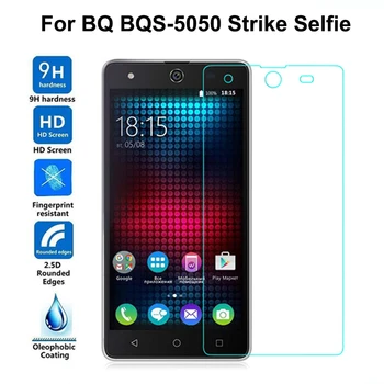 2VNT HD Aiškus Sprogimų Priekiniai Nano-Padengtas Grūdinto Stiklo Filmas BQ BQS-5050 BQ 5050 Strike Selfie Screen Protector ^