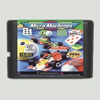 Mikro Mašinos 16 bitų SEGA MD Žaidimo Kortelės Sega Mega Drive Genesis