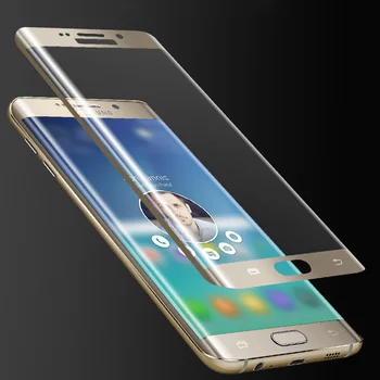 9H Pilnas draudimas 3D Lenktas Grūdintas Stiklas Samsung Galaxy S6 Krašto S6 Krašto Plius S7 S8 S9 Plus Screen Protector Spalva Filmas