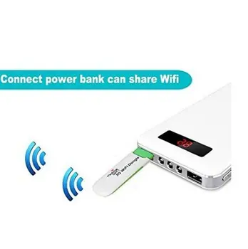 Mobiliojo Hotspot 3G USB wifi dongle multi sim kortelės lizdas automobilio plius automobilinis įkroviklis