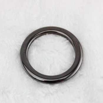 Aikštės krašto, ne 50mm Dideli Žiedai,Gun black metalo 6,0 mm linijos 38mm viduje augintinio dirželį, o žiedas,lieti suvirinti žiedą, o