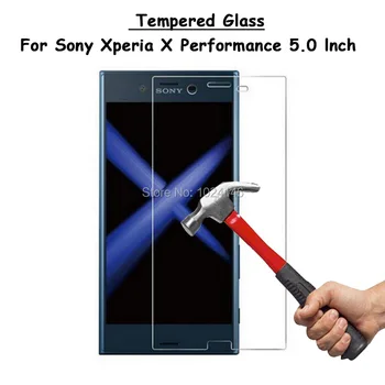 Sony Xperia X Veiklos F8132 F8131 HD Aišku, Grūdintas Stiklas Screen Protector Ultra Plonas Sprogimui atsparią Apsauginę Plėvelę