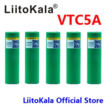 5vnt LiitoKala vtc5a už US18650VTC5A 2600mAh Didelio Nutekėjimo VTC5 35A baterija Vape
