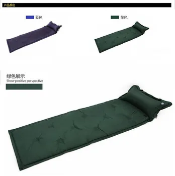 Lauko bendrosios kempingas iškylą pripučiamas čiužinys minkštos pripučiamos palapinės lova, pagalvėlė pakeliamos miego neperšlampamą kilimėlį, pagalvėlę su pagalve