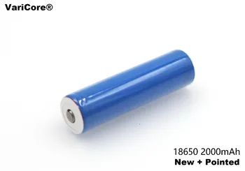 Naujus 18650 daugkartinio Įkrovimo Baterija 2000 mAh, 3,7 V+aštrių Li-ion Baterija Įkrauta Žibintuvėlis Mobiliojo Prietaiso / Energijos Šaltinis