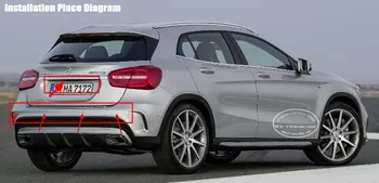 Liislee Automobilių Parkavimo Jutikliai + Galinio vaizdo Kamera = 2 in 1 Vaizdo BIBI Signalizacijos Parkavimo Sistemos Mercedes Benz GLA X156 2013~m.