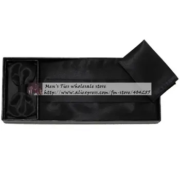 Cummerbund platus elastingas diržas nosinė peteliškę Kišenėje aikštėje 3pcs 1