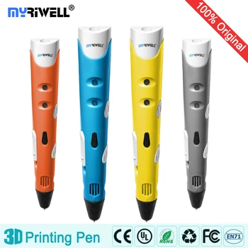 Myriwell 3d rašiklis 3d rašikliai,1.75 mm ABS/PLA Gijų,pen 3d modelį,Smart Creative3d pen doodler, Geriausia Dovana Vaikams,3d piešimo pen-3d
