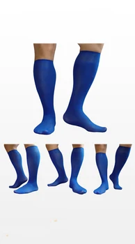 Naujas lobis mėlyna cilindrų aukštos elastingas nailonas kostiumai verslo šilko kojinės Europa ir Jungtinės amerikos valstijos banga vyrų kojinės