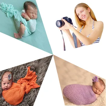 16 Spalvų Lopšių Fotografijos Rekvizitai Medvilnės Foto Wrap Audiniu Nuotraukos Achtergronden Kūdikių Accessoire Lankelis Photographie