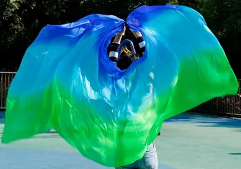 2016 dizaino, nekilnojamojo šilko pilvo šokių šydas, pigūs šokių vualiai,tari perut kostum šydas wholesale400*90cm žalias turkis mėlyna
