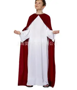 Cosplay Kostiumų berniukas mergaitė vaikas Romos graikijos Kostiumų Jėzaus ir Mergelės 120-160cm Helovinas Šalis Marija kostiumas Nemokamas Pristatymas