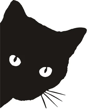HUANLISUN nemokamas pristatymas Motociklo ir Automobilio Logotipas Logotipas Ženklelis gyvūnų katė Lipdukas automobilių optikos reikmenys