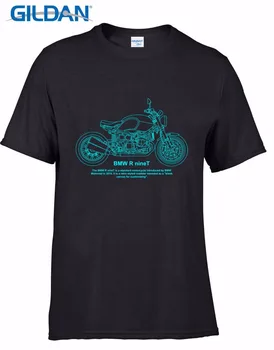 2018 T-Shirts Motociklo R Devynių T Tai Aretro Stiliaus Roadster Skirtas Kaip 