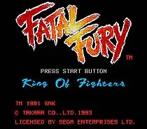 Fatal Fury 16 bitų SEGA MD Žaidimo Kortelės Sega Mega Drive Genesis