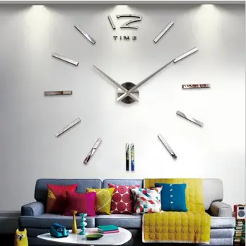 Modernaus Dizaino sieninis Laikrodis 1 Rinkinys 